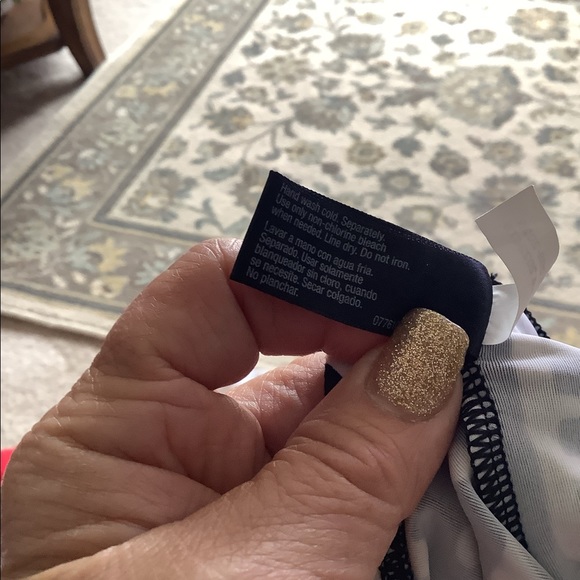 And.N.A. Tankini top size 10 paired with Xhileration bikini bottom black w… - Picture 5 of 8